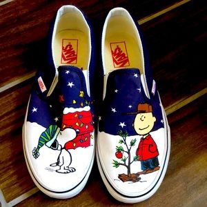 Vans Peanuts Christmas Shoes